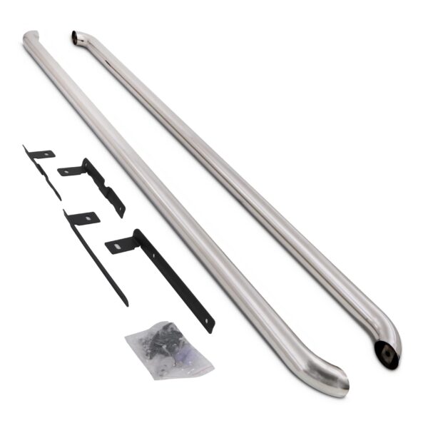 VW Transporter T5 & T6 SWB 03+ Stainless Steel Side Bars - Image 8