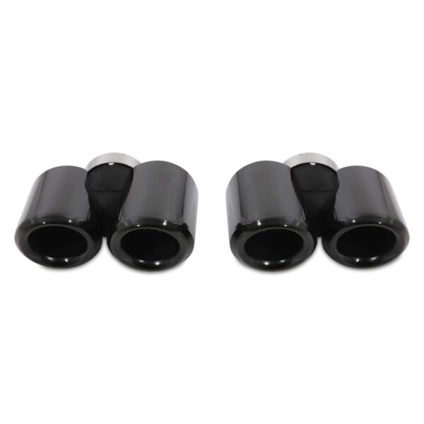 4x4 Black Exhaust Tail Pipe Tips To Fit Land Rover Defender L663 2020+ - Image 4