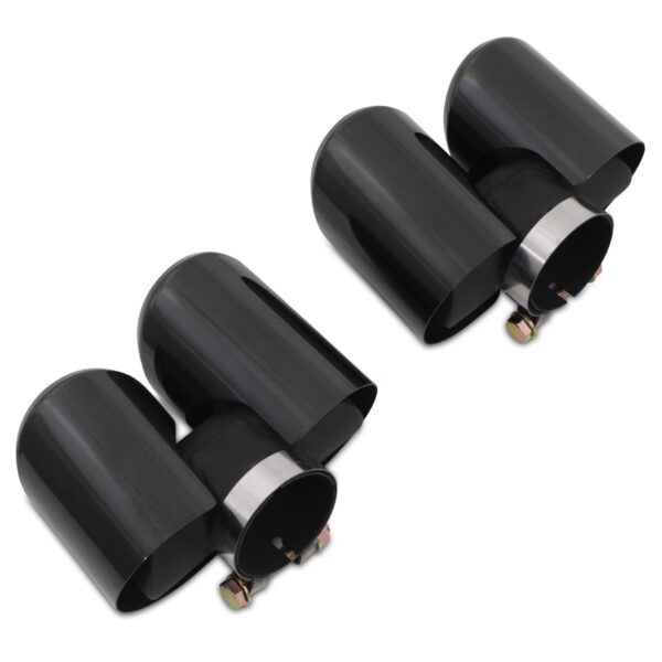 4x4 Black Exhaust Tail Pipe Tips To Fit Land Rover Defender L663 2020+ - Image 6