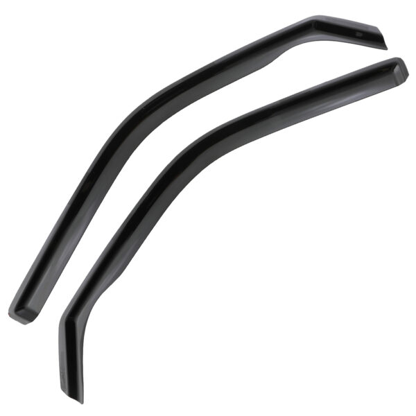 VW Transporter T5 T6 03-21 Black Wind Deflectors - Image 2