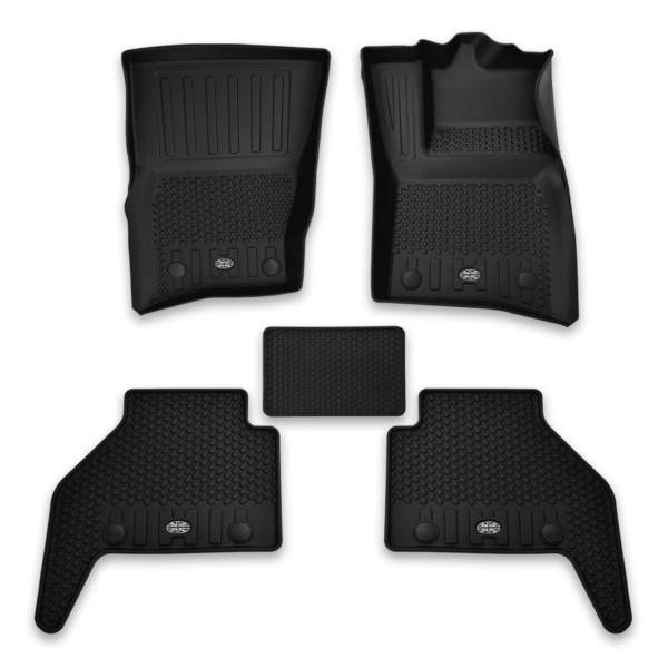 OEM Style Plastic Floor Mat Set To Fit Land Rover Defender 110 L663 2020+