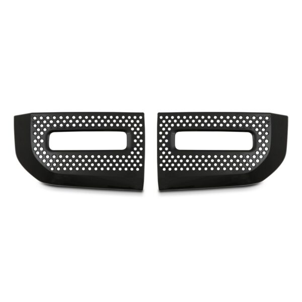 4x4 Gloss Black Front Outer Grille Inserts To Fit Land Rover Defender L663 2020+