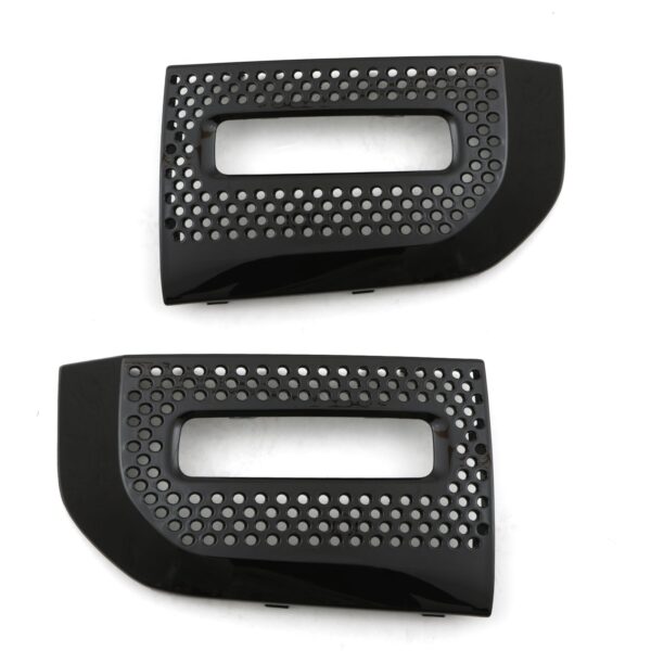 4x4 Gloss Black Front Outer Grille Inserts To Fit Land Rover Defender L663 2020+ - Image 3