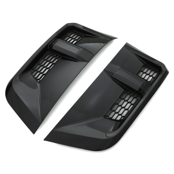 Gloss Black Side Vent Trims To Fit Land Rover Defender L663 2020+