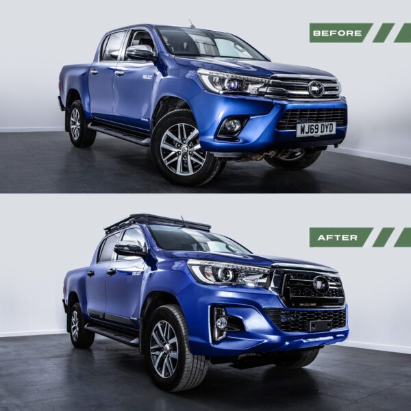 Toyota Hilux Revo 15-21 Conversion to Rocco Facelift Body Kit - Image 3