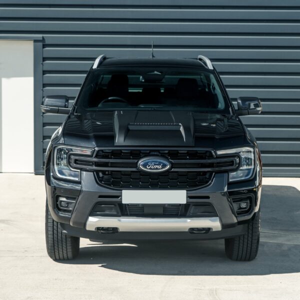 Ford Ranger T9 2023+ Matte Black ABS Bonnet Scoop Cover - Image 3