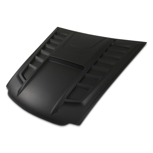 Toyota Hilux Revo 15-20 Black Bonnet Scoop - Image 2