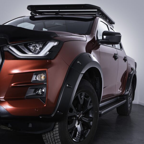 ISUZU D-Max 2020+ Matte Black 75mm Wheel Arches - Image 2