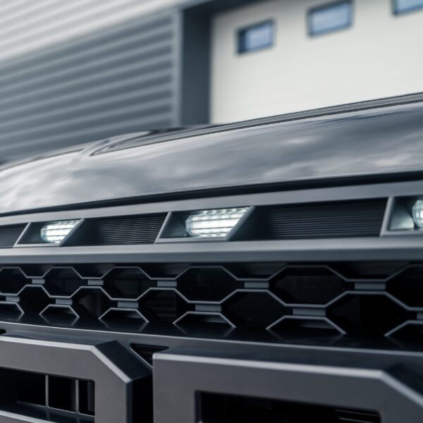 Ford Ranger T9 Wildtrak 2023+ Matte Black LED Light Grille - Image 2