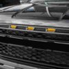 Ford Ranger T9 Wildtrak 2023+ Matte Black Grille With Yellow LED Lights - Image 4