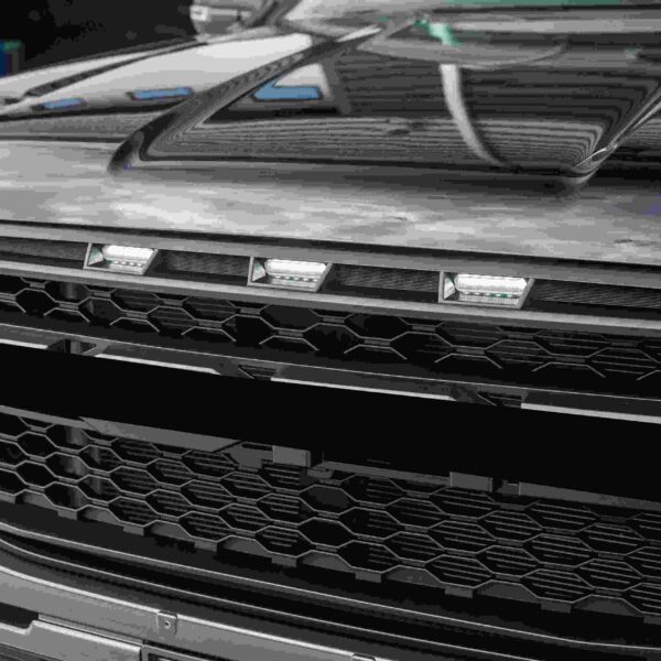 Ford Ranger T9 Wildtrak 2023+ Matte Black LED Light Grille - Image 3