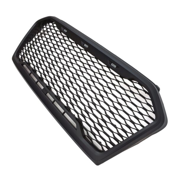 Ford Ranger T7 15-17 Matte Black Grille With White LED Lights - Image 2