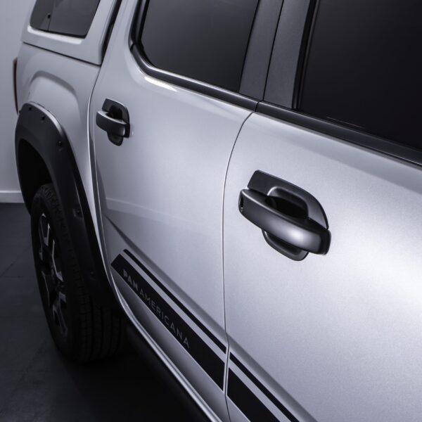 New VW Amarok MK2 2023+ Black Door Handle Protector Covers