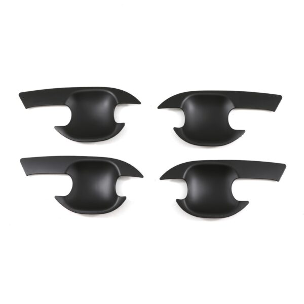 Ford Ranger T6 T7 T8 12-21 Black Door Handle Inserts - Image 2