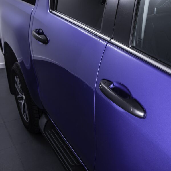 Toyota Hilux Revo 15-21 Black Door Handle Protector Covers - Image 3