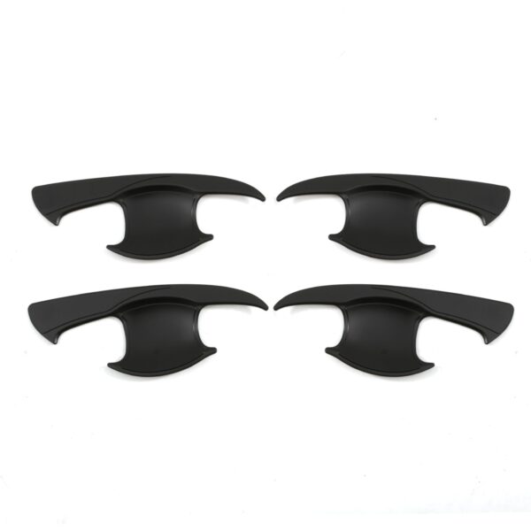 Toyota Hilux Revo MK8 15-21 Black Door Handle Inserts