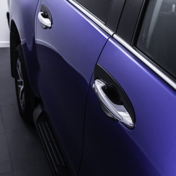 Toyota Hilux Revo MK8 15-21 Black Door Handle Inserts - Image 3