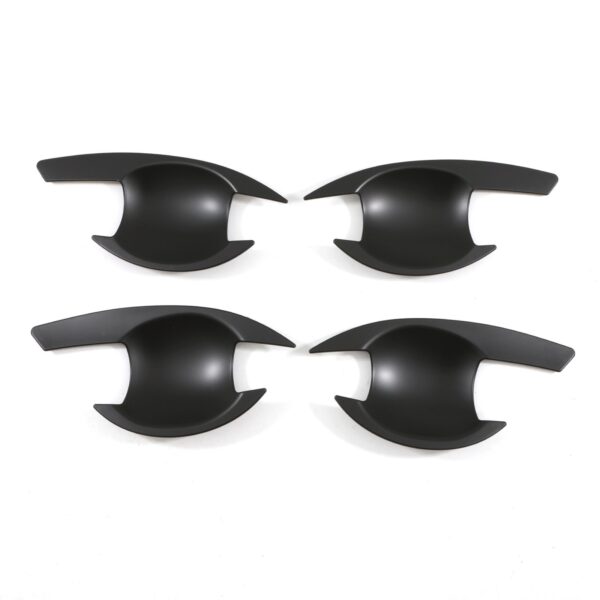 Mitsubishi Triton L200 19-23 Black Door Handle Protector Inserts - Image 5