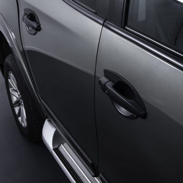 Mitsubishi Triton L200 19-23 Black Door Handle Protector Inserts - Image 3