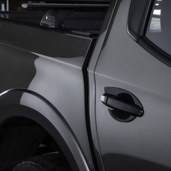 Mitsubishi Triton L200 15-18 Black Door Handle Inserts - Image 4