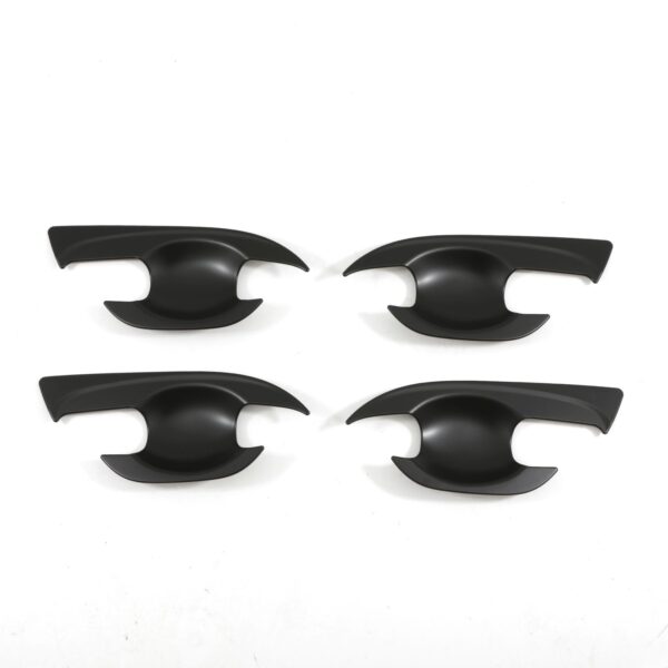 Nissan Navara D23 NP300 2014+ Black Door Handle Inserts - Image 3