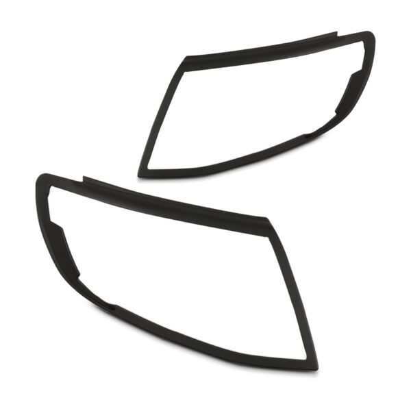 Ford Ranger T6 12-14 Matte Black Headlight Covers