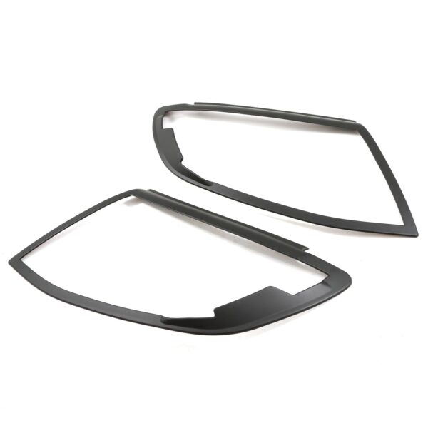 Ford Ranger T6 12-14 Matte Black Headlight Covers - Image 2