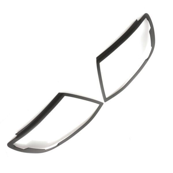 Ford Ranger T6 12-14 Matte Black Headlight Covers - Image 3