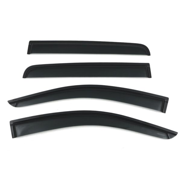 Ford Ranger T6 T7 T8 12-21 Black Wind Deflectors - Image 2