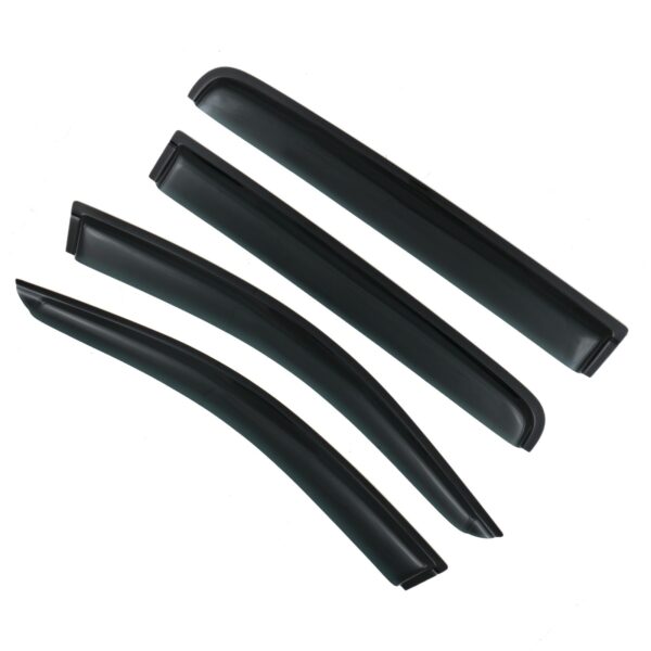 Ford Ranger T6 T7 T8 12-21 Black Wind Deflectors - Image 3