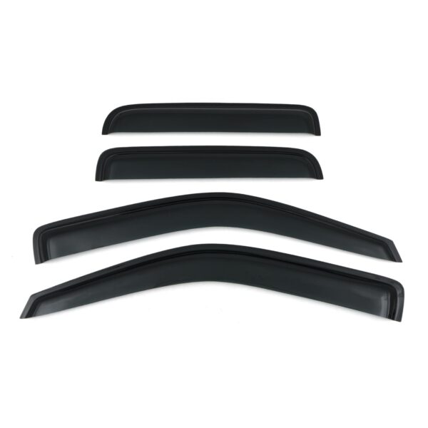 ISUZU D-Max 07-11 Black Wind Deflectors