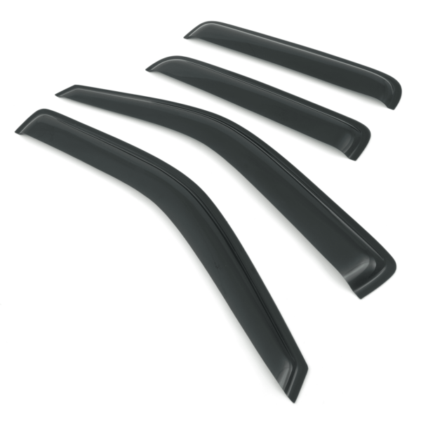 ISUZU D-Max 07-11 Black Wind Deflectors - Image 2