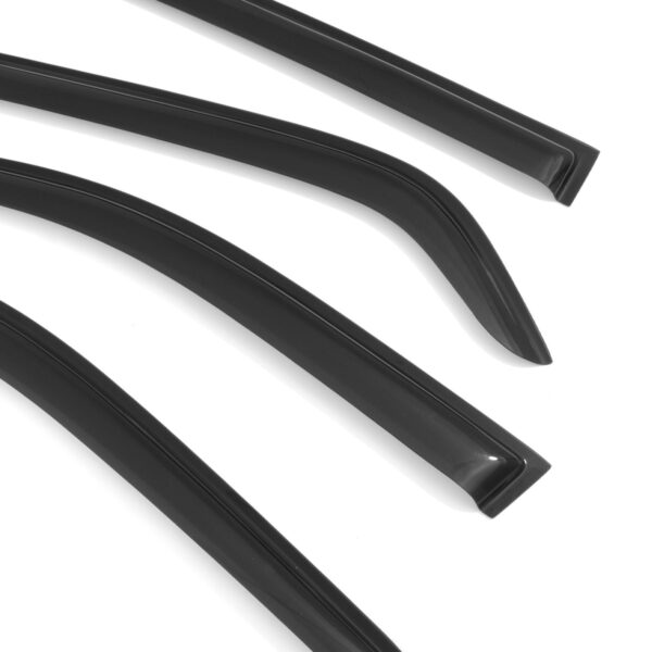 Kia Sportage MK2 05-10 Black Wind Deflectors - Image 5