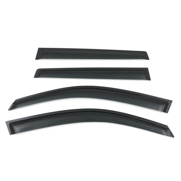 Mitsubishi Outlander MK3 14-21 Black Wind Deflectors