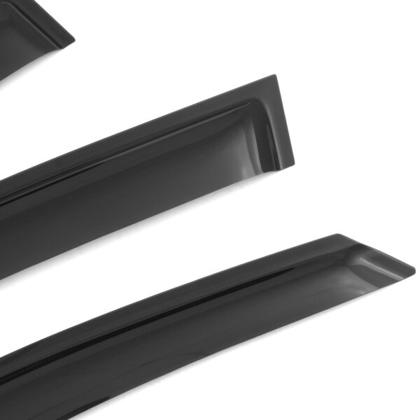 Mitsubishi Outlander MK3 14-21 Black Wind Deflectors - Image 2