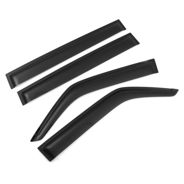 Mitsubishi Pajero Shogun V73 99-06 Black Wind Deflectors - Image 2