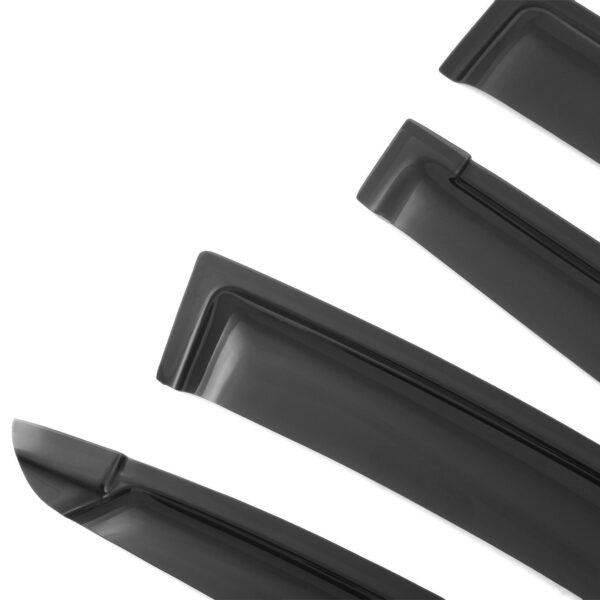 Mitsubishi L200 Triton 05-14 Black Wind Deflectors - Image 6