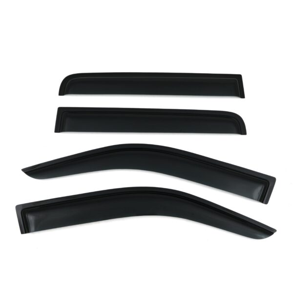 Nissan Navara D40 05-14 Black Wind Deflectors