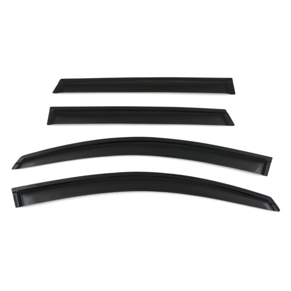 Nissan Qashqai+2 J10 06-13 Black Wind Deflectors