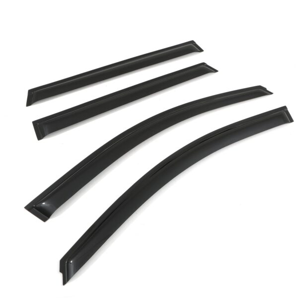 Nissan Qashqai J11 16-20 Black Wind Deflectors - Image 2