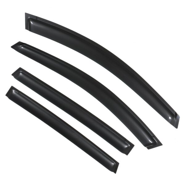 Toyota RAV4 XA40 13-15 Black Tinted Wind Deflectors - Image 2