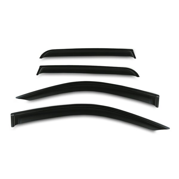 Toyota Hilux Revo 15-20 Black Wind Deflectors