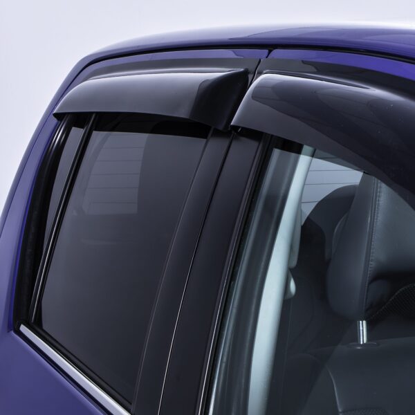 Toyota Hilux Revo 15-20 Black Wind Deflectors - Image 5