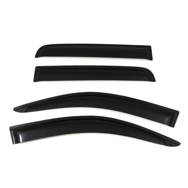 Toyota Hilux Vigo 11-15 Black Tinted Wind Deflectors