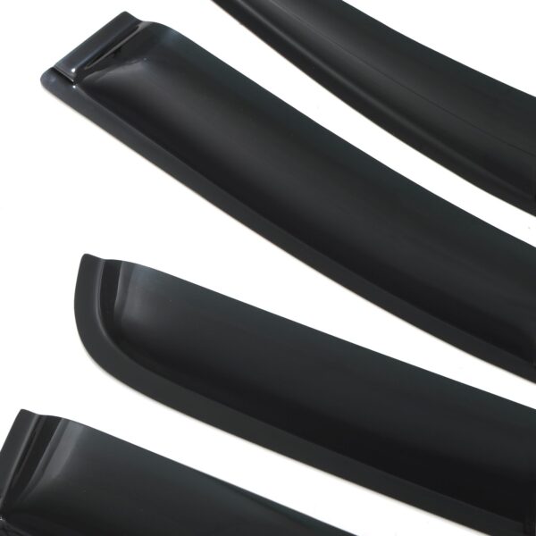 Toyota Hilux Vigo 11-15 Black Tinted Wind Deflectors - Image 4