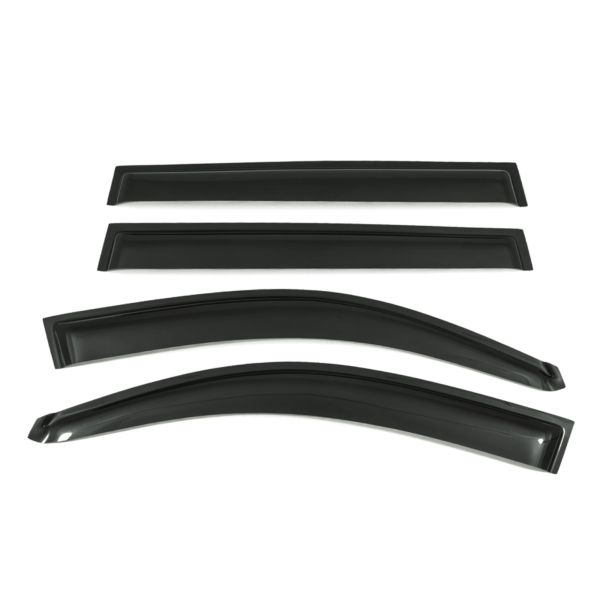 Toyota Highlander XU40 08-13 Black Wind Deflectors