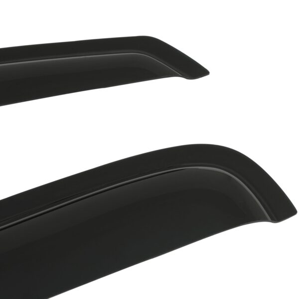 Toyota Hilux Vigo Single Cab 05-11 Black Wind Deflectors - Image 4