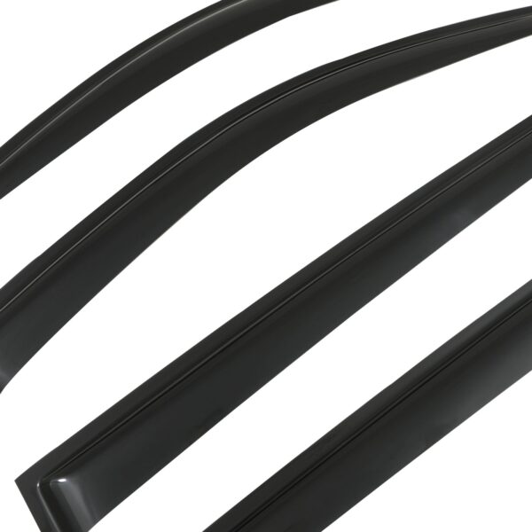 Volkswagen Tiguan 5N 07-12 Black Wind Deflectors - Image 2