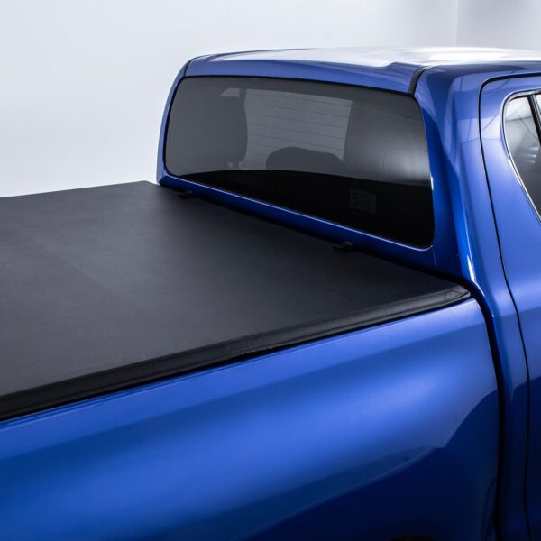 Toyota Hilux MK8 MK9 2015+ Black Tri-Fold Soft Tonneau Cover - Image 2