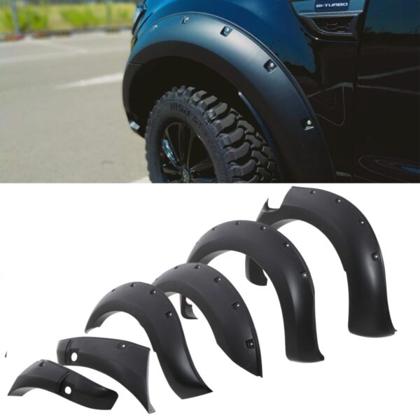 Ford Ranger T6 T7 T8 15-20 Wide Arch Fender Body Flare Kit - Image 2